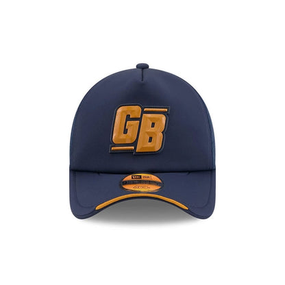 Pictured is this NFL Sideline 2026 Green Bay Packers 9FORTY Apex cap in dark blue. 2