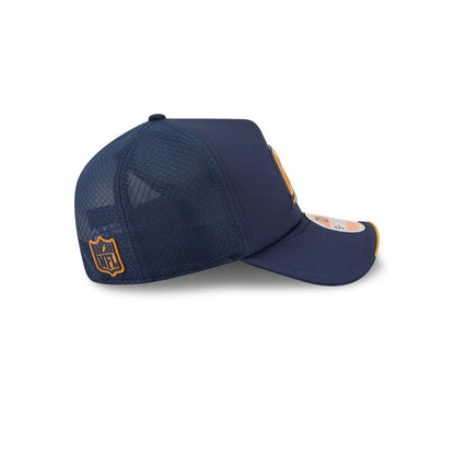 Pictured is this NFL Sideline 2026 Green Bay Packers 9FORTY Apex cap in dark blue. 6