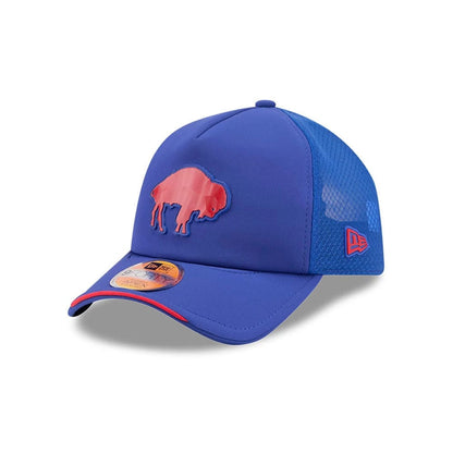Pictured is this NFL Sideline 2026 Buffalo Bills 9FORTY Apex cap in blue. 1