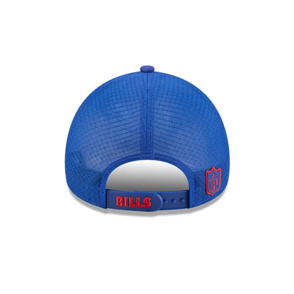Pictured is this NFL Sideline 2026 Buffalo Bills 9FORTY Apex cap in blue. 4