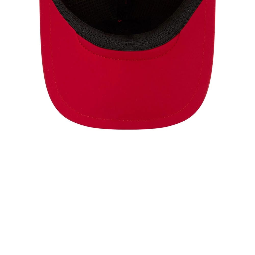 Pictured is this NFL Sideline 2026 Atlanta Falcons 9FORTY Apex cap in Red. 7