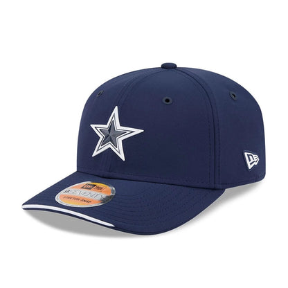 Pictured is this NFL Sideline 2026 Dallas Cowboys 9SEVENTY Stretch Snap cap in dark blue. 1