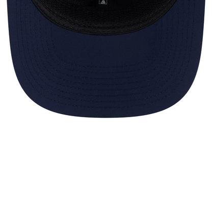 Pictured is this NFL Sideline 2026 Dallas Cowboys 9SEVENTY Stretch Snap cap in dark blue. 7