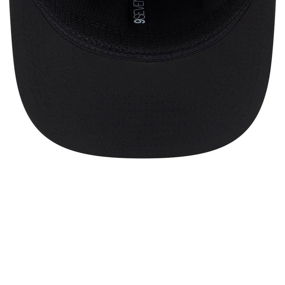 Pictured is this NFL Sideline 2026 Baltimore Ravens 9SEVENTY Stretch Snap cap in black. 7