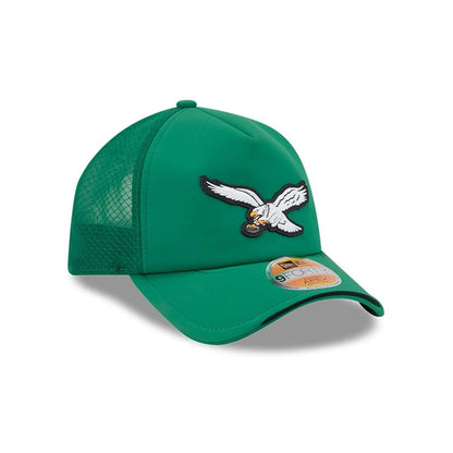 Pictured is this NFL Sideline 2026 Philadelphia Eagles 9FORTY Apex cap in Green. 3