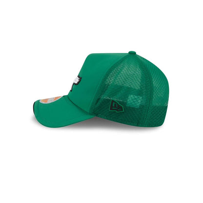 Pictured is this NFL Sideline 2026 Philadelphia Eagles 9FORTY Apex cap in Green. 4