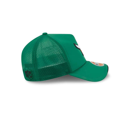 Pictured is this NFL Sideline 2026 Philadelphia Eagles 9FORTY Apex cap in Green. 5