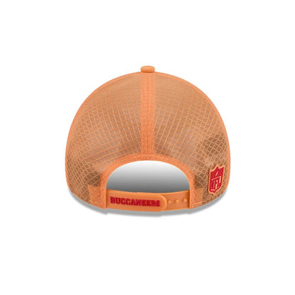 Pictured is this NFL Sideline 2026 Tampa Bay Buccaneers 9FORTY Apex cap in orange. 6