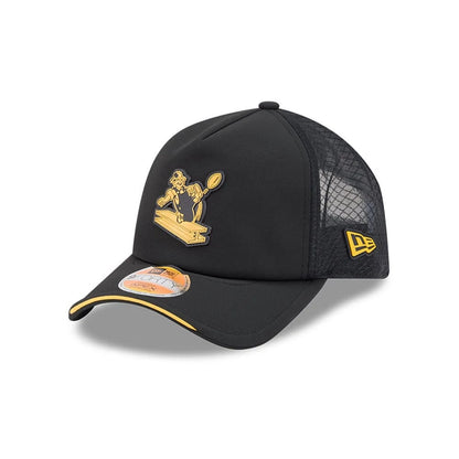 Pictured is this NFL Sideline 2026 Pittsburgh Steelers 9FORTY Apex cap in black. 1