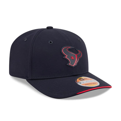 Pictured is this NFL Sideline 2026 Houston Texans 9SEVENTY Stretch Snap cap in navy. 3