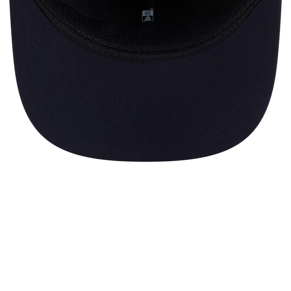 Pictured is this NFL Sideline 2026 Houston Texans 9SEVENTY Stretch Snap cap in navy. 7