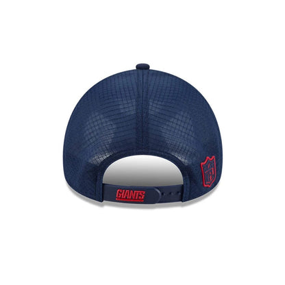 Pictured is this NFL Sideline 2026 New York Giants 9FORTY Apex cap in dark blue. 5