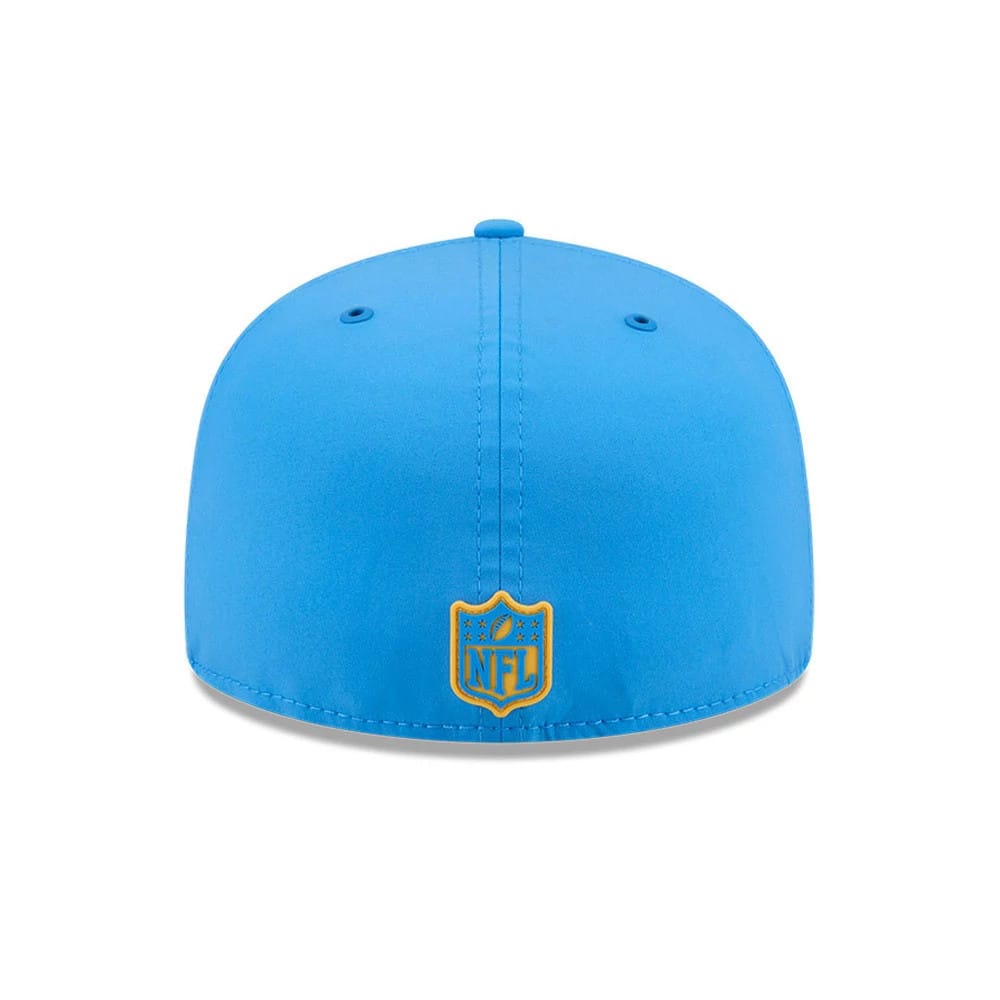 Pictured is this NFL Sideline 2026 LA Chargers 59FIFTY Fitted cap in blue. 5