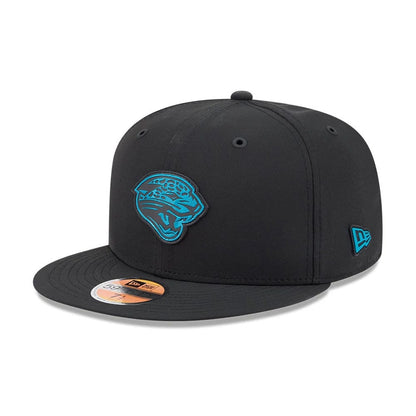 Pictured is this NFL Sideline 2026 Jacksonville Jaguars 59FIFTY Fitted cap in black. 1