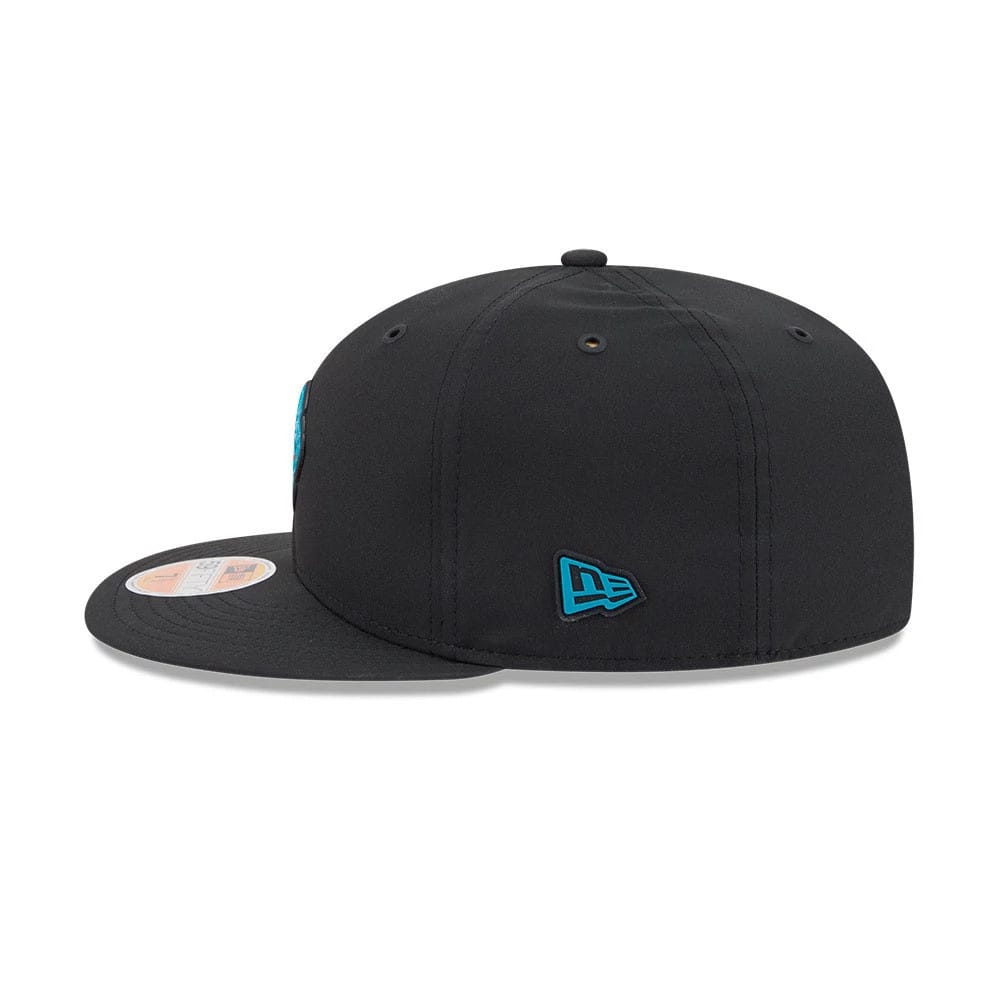Pictured is this NFL Sideline 2026 Jacksonville Jaguars 59FIFTY Fitted cap in black. 5
