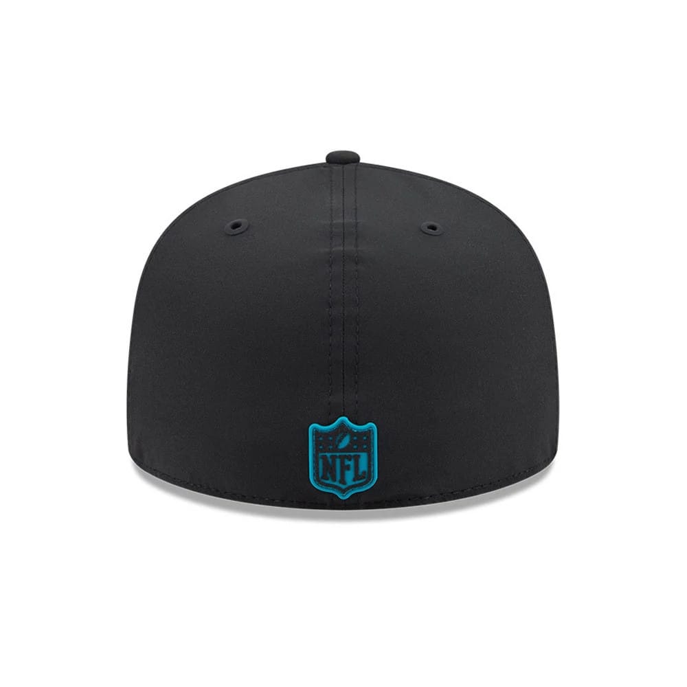 Pictured is this NFL Sideline 2026 Jacksonville Jaguars 59FIFTY Fitted cap in black. 4