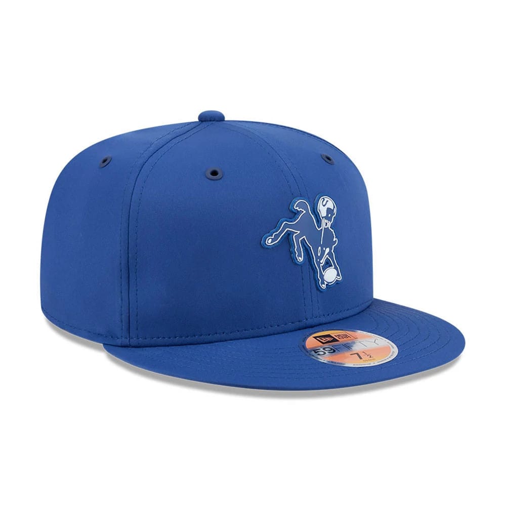 Pictured is this NFL Sideline 2026 Indianapolis Colts 59FIFTY Fitted cap in blue. 4