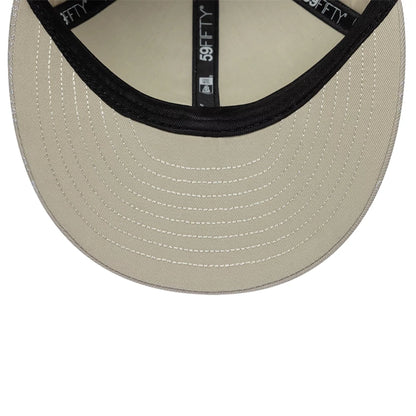 Pictured is this New Era All Over Paisley Low Profile 59FIFTY Fitted cap in Cream. 7