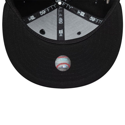 Pictured is this MLB Food Chicago White Sox 59FIFTY Fitted cap in black. 7