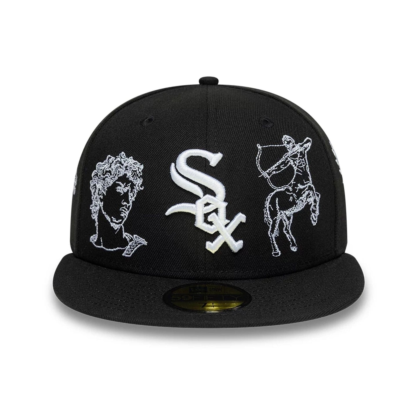 Pictured is this MLB Mythical Chicago White Sox 59FIFTY Fitted cap in black. 3