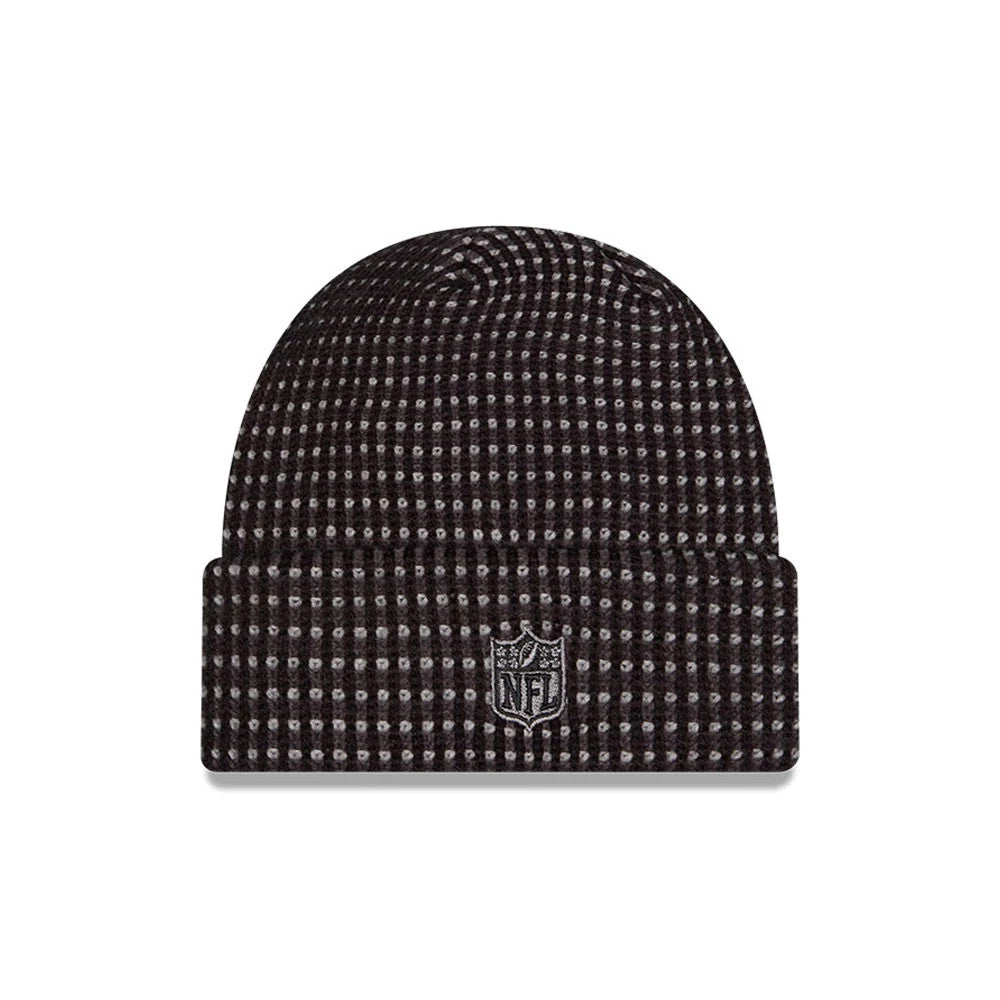 NFL Sideline 2026 Las Vegas Raiders Black and Grey Cuff Knit