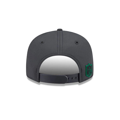 Pictured is this Youth NFL Sideline 2026 Philadelphia Eagles 9FIFTY Snapback cap in charcoal. 5