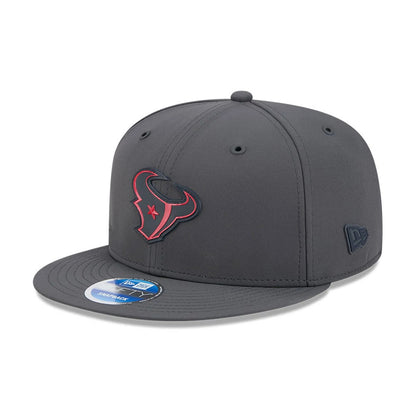 Pictured is this NFL Sideline 2026 Houston Texans 9FIFTY Snapback cap in charcoal. 1
