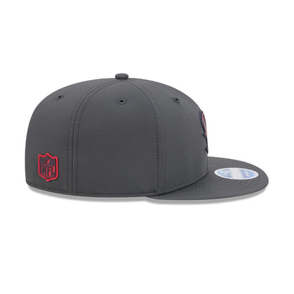 Pictured is this NFL Sideline 2026 Houston Texans 9FIFTY Snapback cap in charcoal. 7