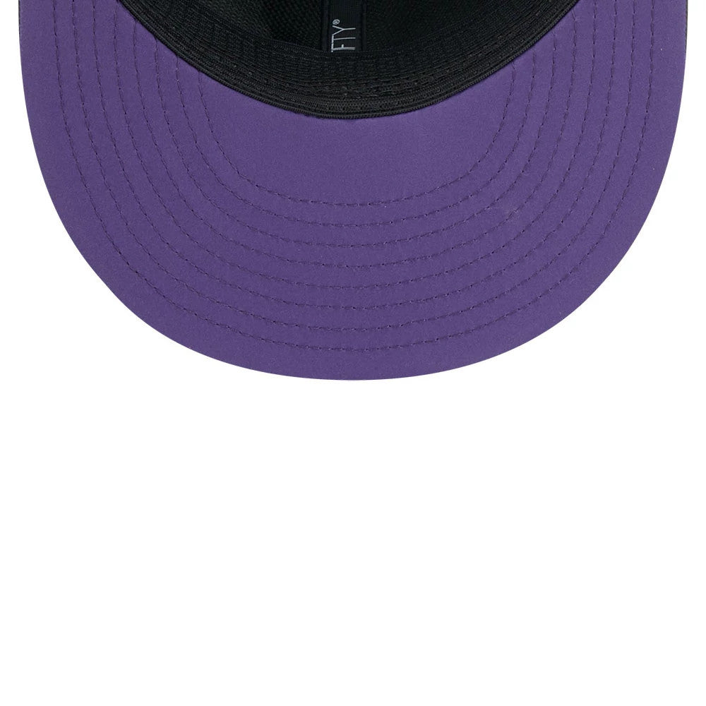 Pictured is this NFL Sideline 2026 Baltimore Ravens 9FIFTY Snapback cap in charcoal. 2