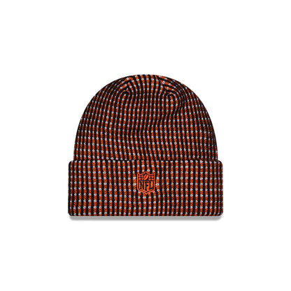 Pictured is this NFL Sideline 2026 Cincinnati Bengals Cuff Knit Beanie Hat in black. 3