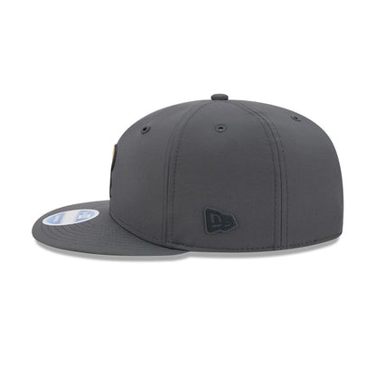 Pictured is this NFL Sideline 2026 New Orleans Saints 9FIFTY Snapback cap in charcoal. 5