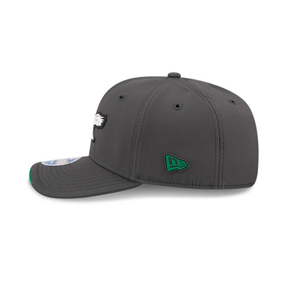Pictured is this NFL Sideline 2026 Philadelphia Eagles 9SEVENTY Stretch Snap cap in charcoal. 5