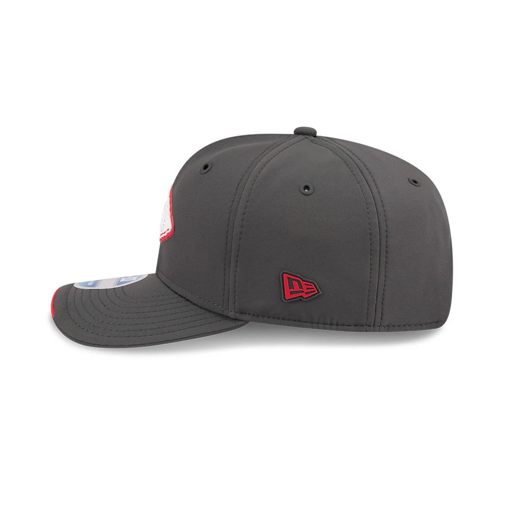 Pictured is this NFL Sideline 2026 Kansas City Chiefs 9SEVENTY Stretch Snap cap in charcoal. 6
