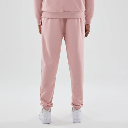 The model is wearing these MLB Midi League Essential LA Dodgers Joggers in pastel pink. 2