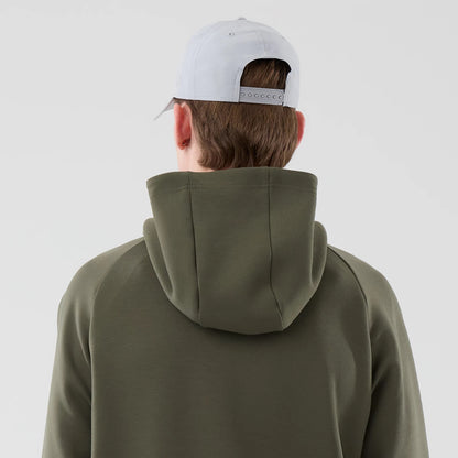 The model is wearing this MLB Core Plus New York Yankees Full Zip Hoodie in green. 7