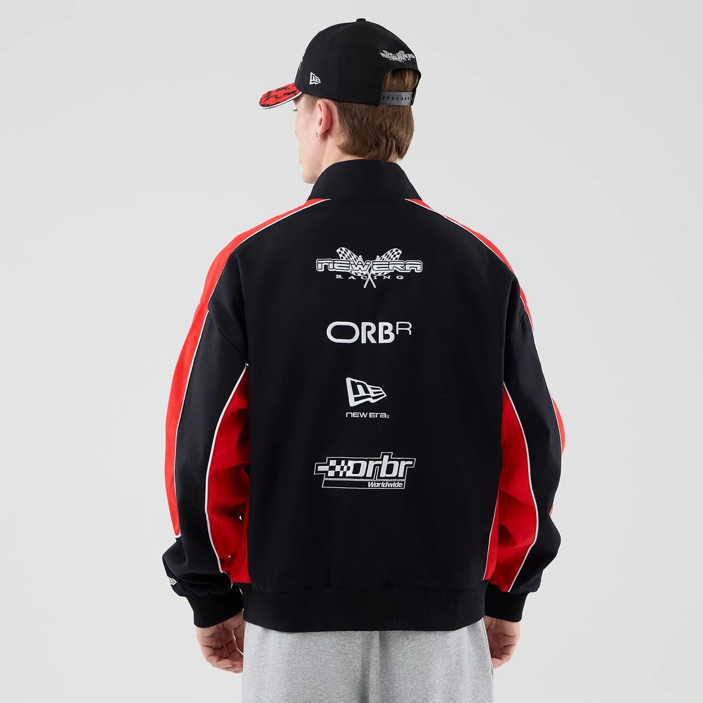 The model is wearing this Red Bull Racing Motorsport Jacket in black. 2