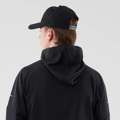 The model is wearing this MLB Core Plus Windbreaker New York Yankees Jacket in black. 7