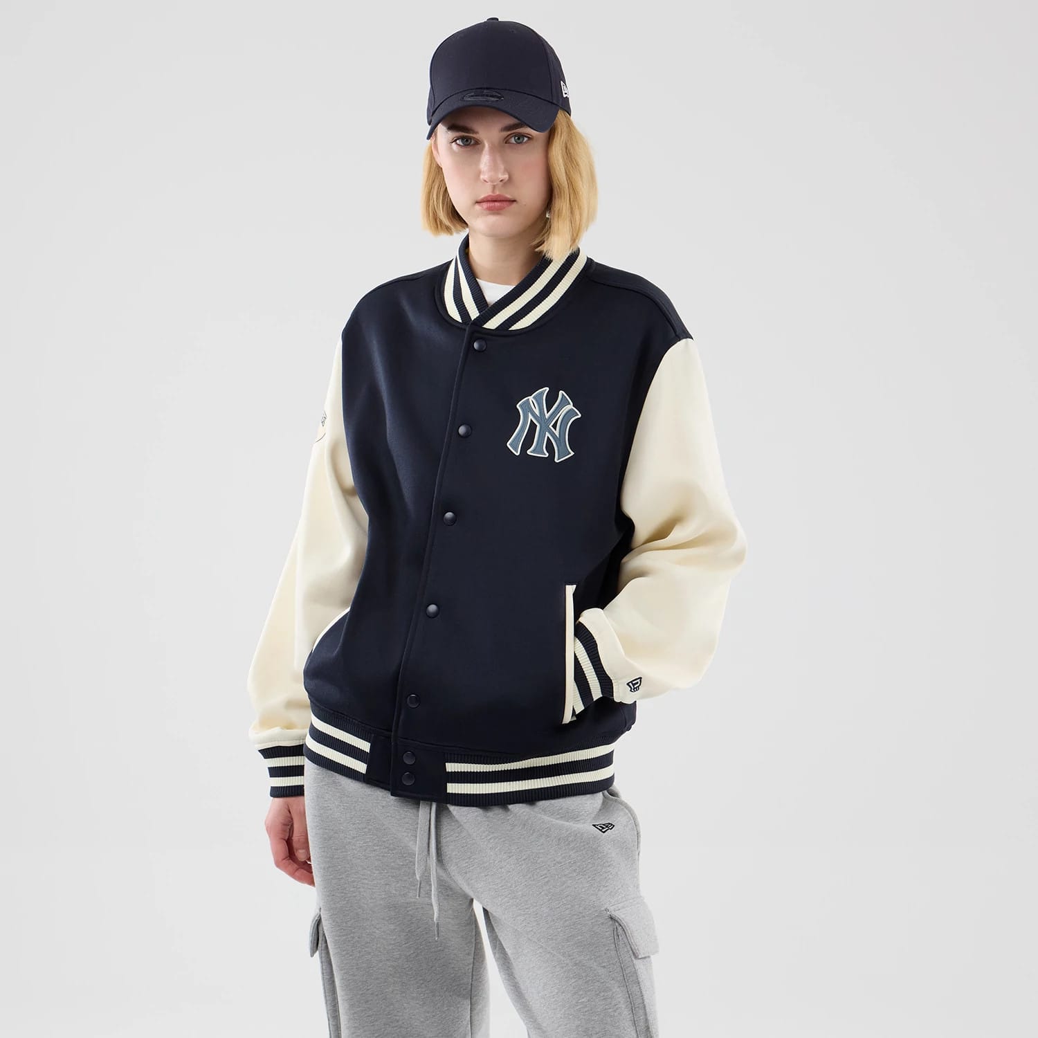 New York Yankees ネイビージャケット MLB Jersey Bomber New York Yankees Navy Jacket | NEC EU