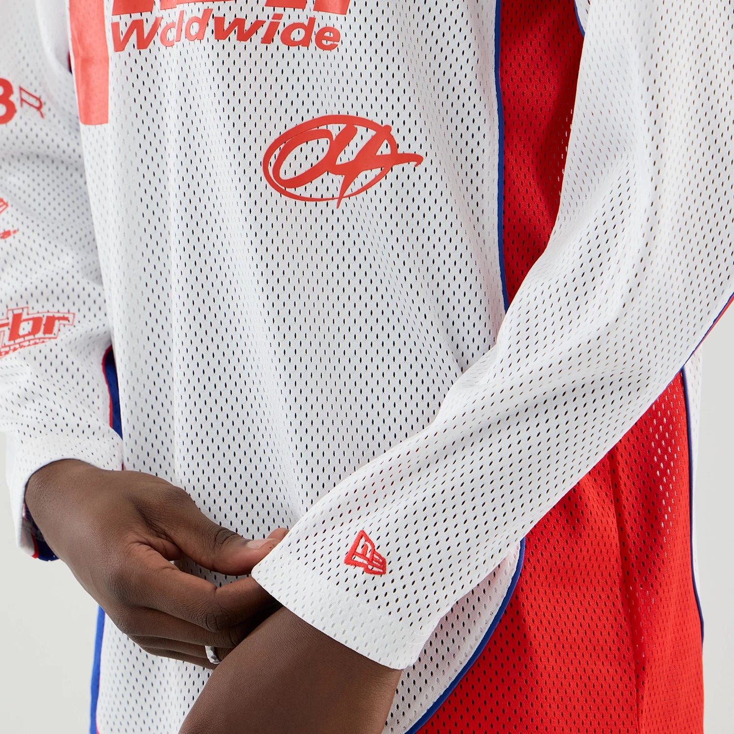 The model is wearing this Red Bull Racing Hockey Jersey in white. 5