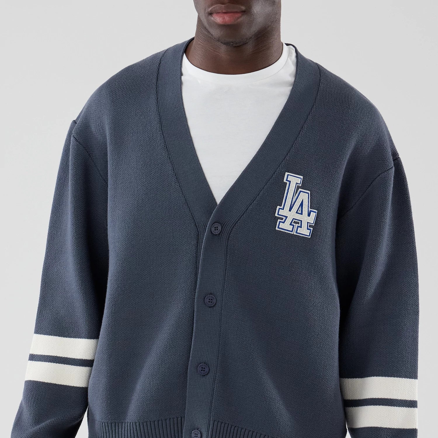 MLB Knit LA Dodgers Grey Cardigan | NEC EU