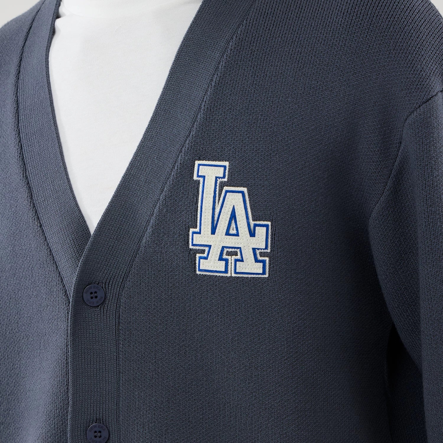 MLB Knit LA Dodgers Grey Cardigan | NEC EU