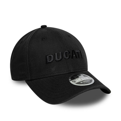Pictured is this Ducati Motor Black On Black 9FORTY M-Crown cap in black. 3