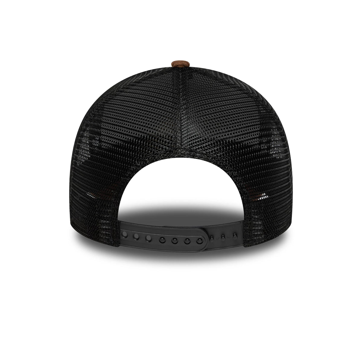 Pictured is this Red Bull Racing Distressed Cord 9FORTY A-Frame Trucker cap in brown. 4