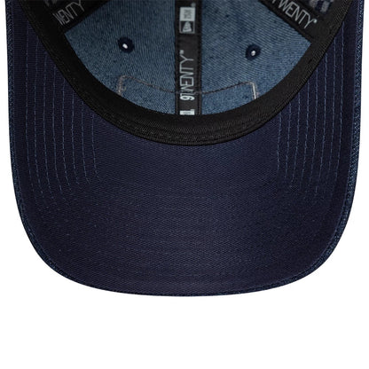 Pictured is this Red Bull Racing Patterned Denim 9TWENTY cap in dark blue. 5