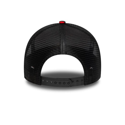Pictured is this Ducati Motor Camo 9FORTY E-Frame Trucker cap in black. 4