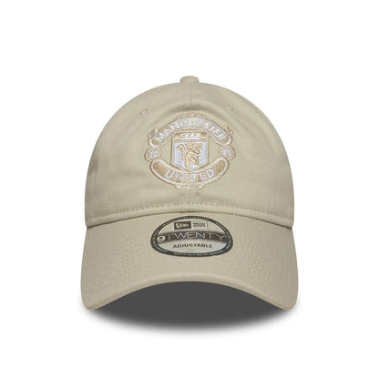 Pictured is this Manchester United FC 9TWENTY cap in cream. 2
