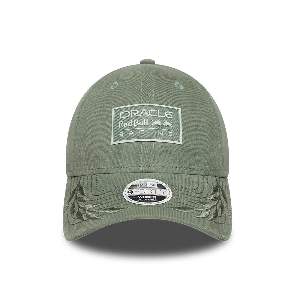 Pictured is this Womens Red Bull Racing Cord 9FORTY cap in pastel green. 2