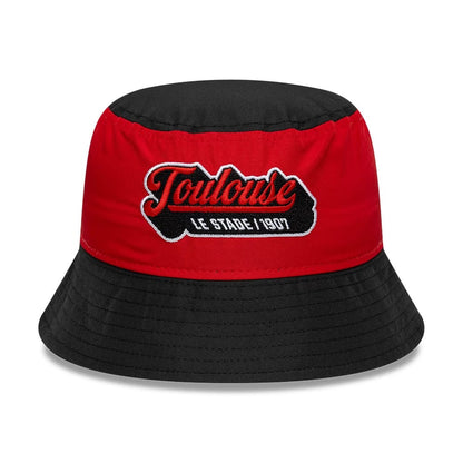 Pictured is this Youth Stade Toulousain Stade Toulousain Bucket hat in black. 2