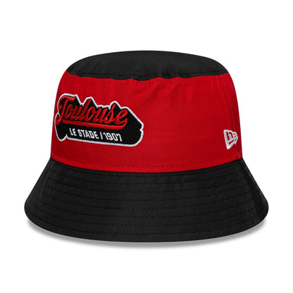Pictured is this Youth Stade Toulousain Stade Toulousain Bucket hat in black. 1