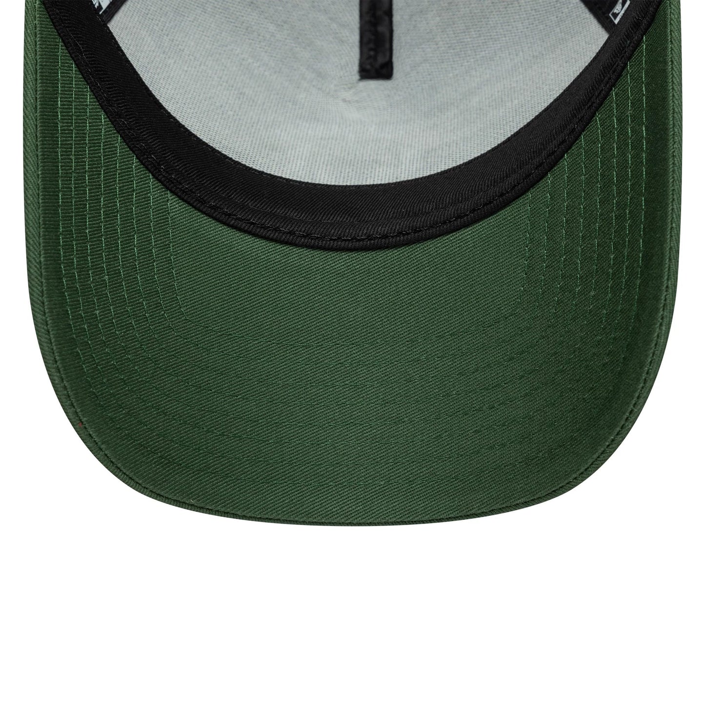 Pictured is this Manchester United FC 9FORTY A-Frame Trucker cap in dark green. 5